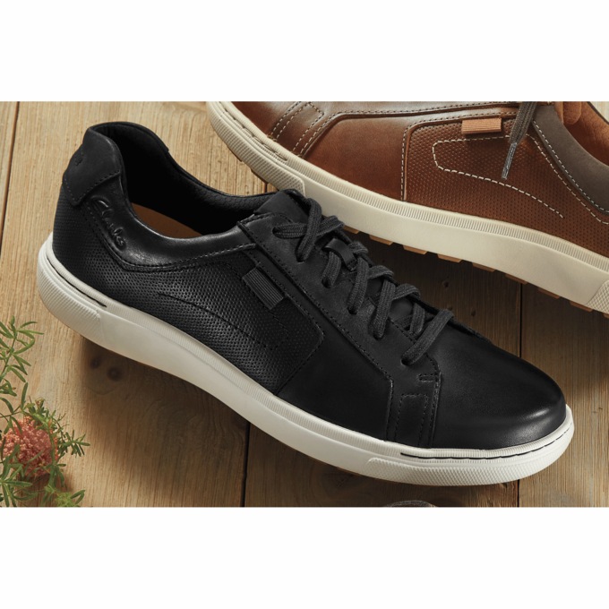 Clarks Leather Mapstone Lace-Up Shoe for Men, , large