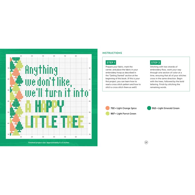 Bob Ross Cross Stitch Kit, , large