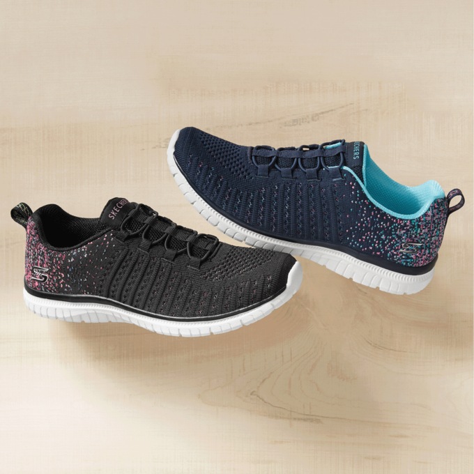 Skechers Women’s Virtue Knit Bungee Slip-On, , large