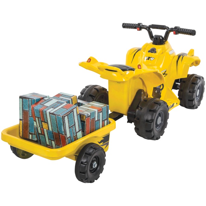 Ride-on Mini Quad with Trailer  , , large