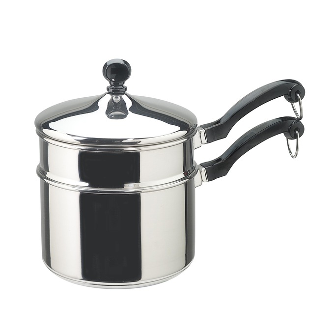 Farberware Classic 2-Qt. Stainless Steel Saucepan with Double Boiler, , large
