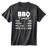 BBQ Timer & Beer Funny Novelty Tee Shirt in Cotton Jersey, , large