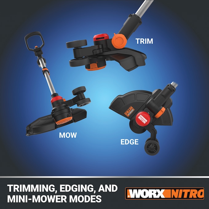 Worx Nitro 20V Brushless 13-Inch Cordless String Trimmer, , large