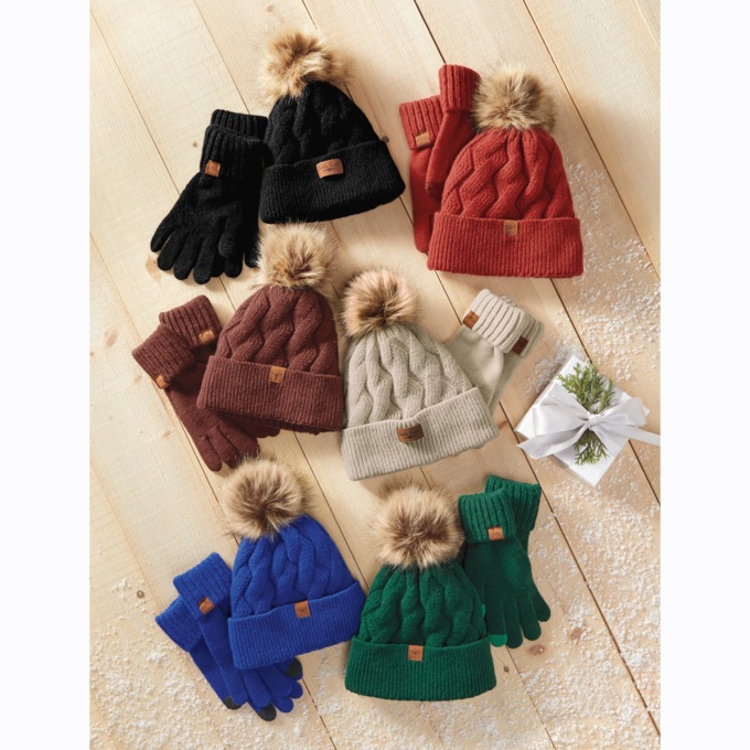 Britt's Knits Mainstay Hat and Tech Glove Set, , large