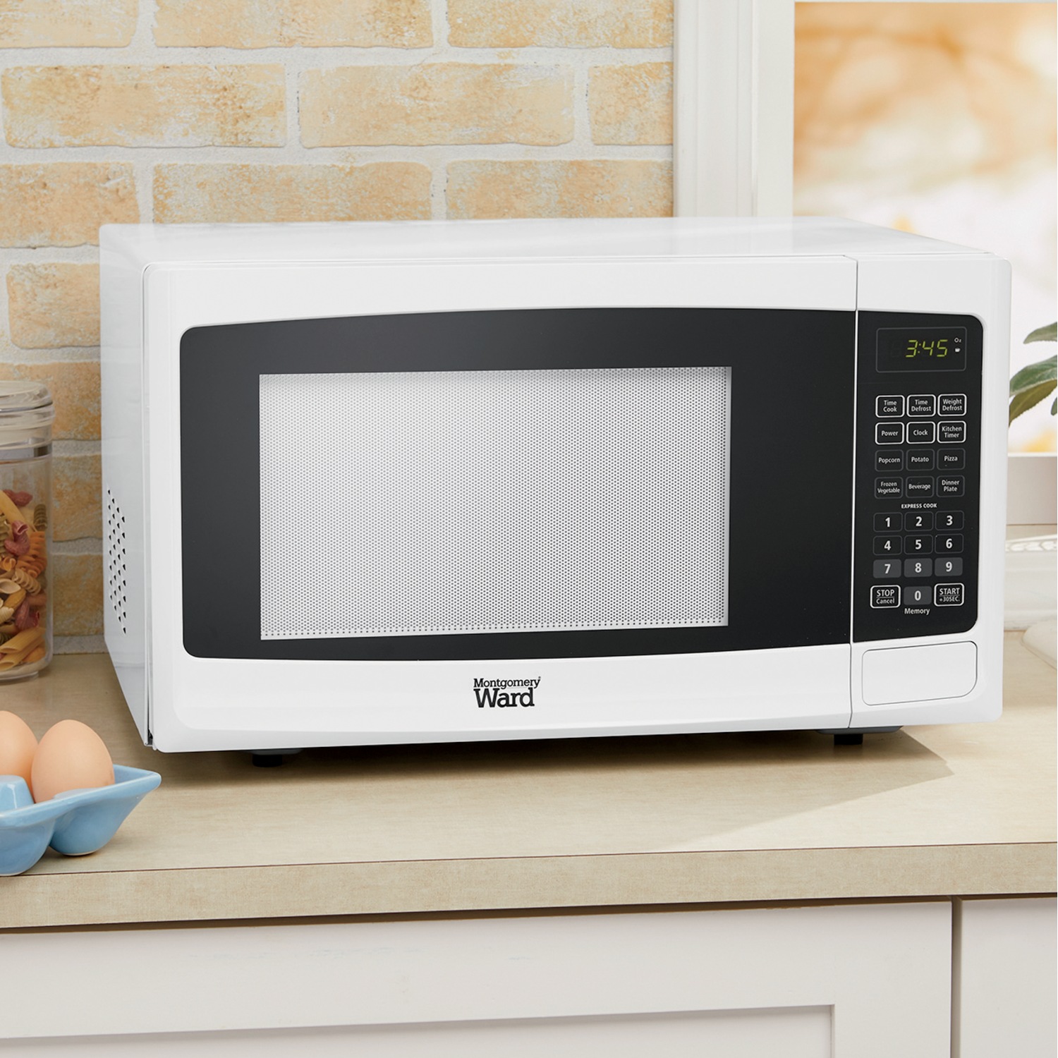 Countertop Essential 1 Cu Ft Colored Microwave Oven By Ft Colored Microwave Oven By Montgomery Ward