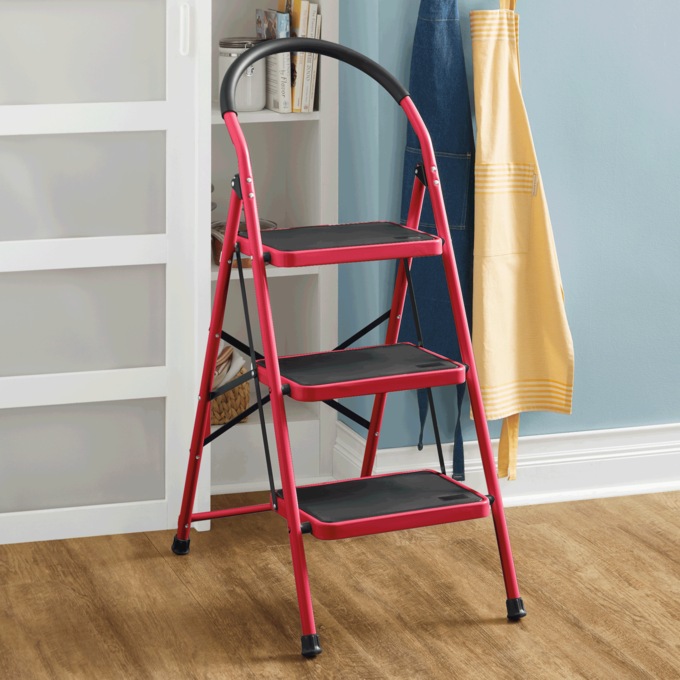 3-Step Folding Ladder, , large
