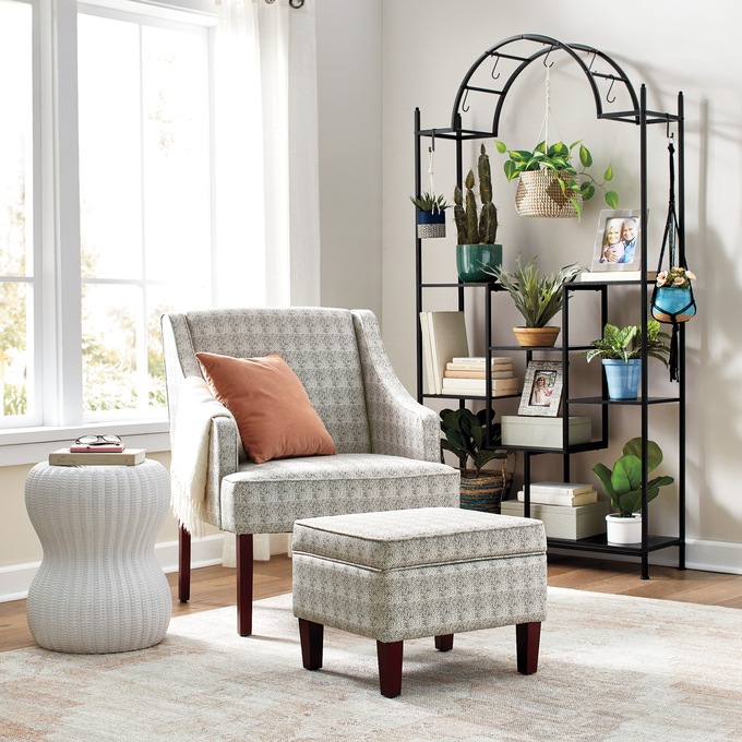 Charlotte Swoop-Arm Chair, , large