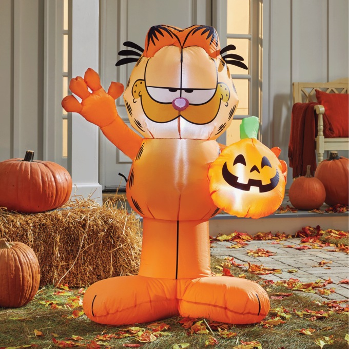 Garfield’s Jack-o-Lantern Inflatable, , large