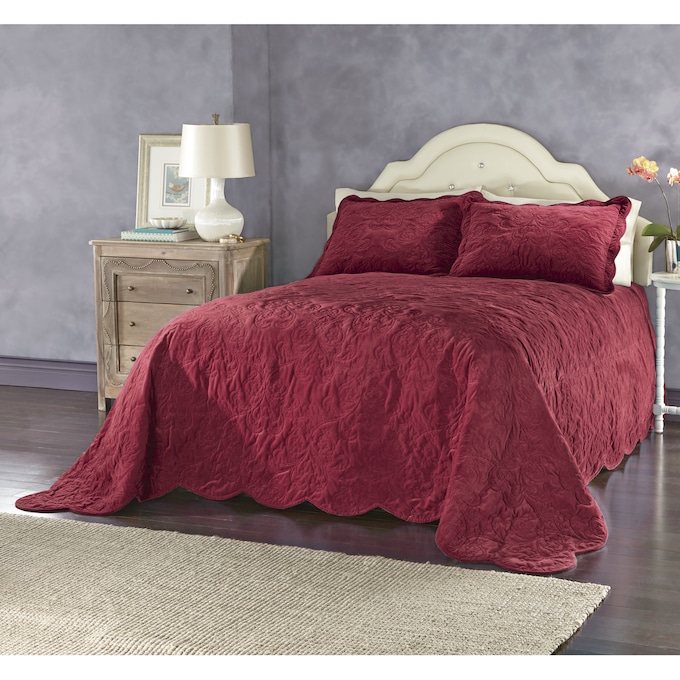 Versailles Velvet Quilted Bedspread Ginny S