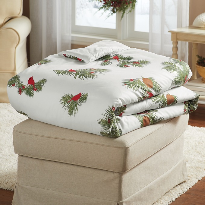 Holiday Down-Alternative Comforter, , large