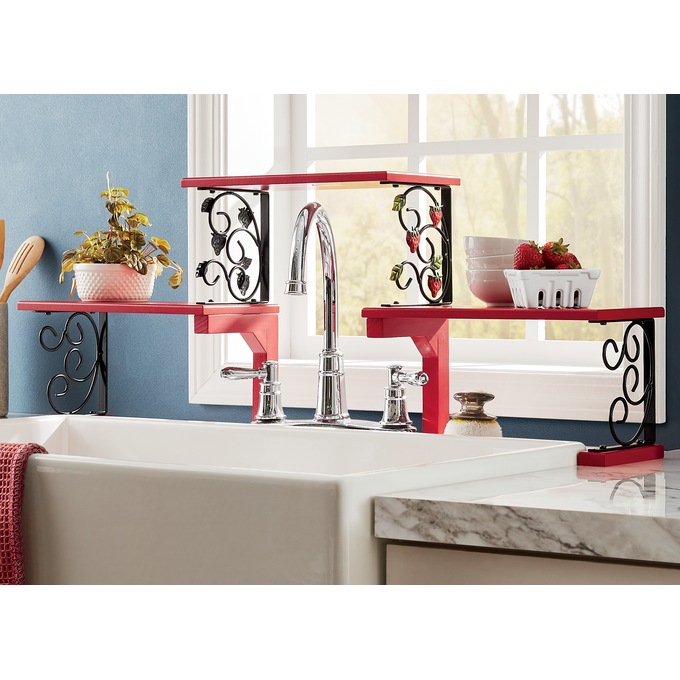 Strawberry Fields Over-The-Sink Shelf, , large