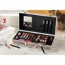 Luxe All-in-One Makeup Train Case with Over 50 Pieces, , large