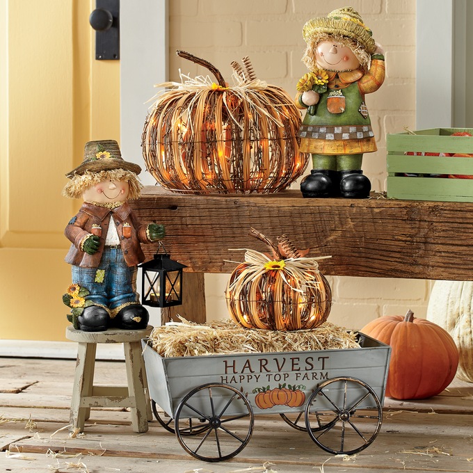 Harvest Metal Wagon, , large