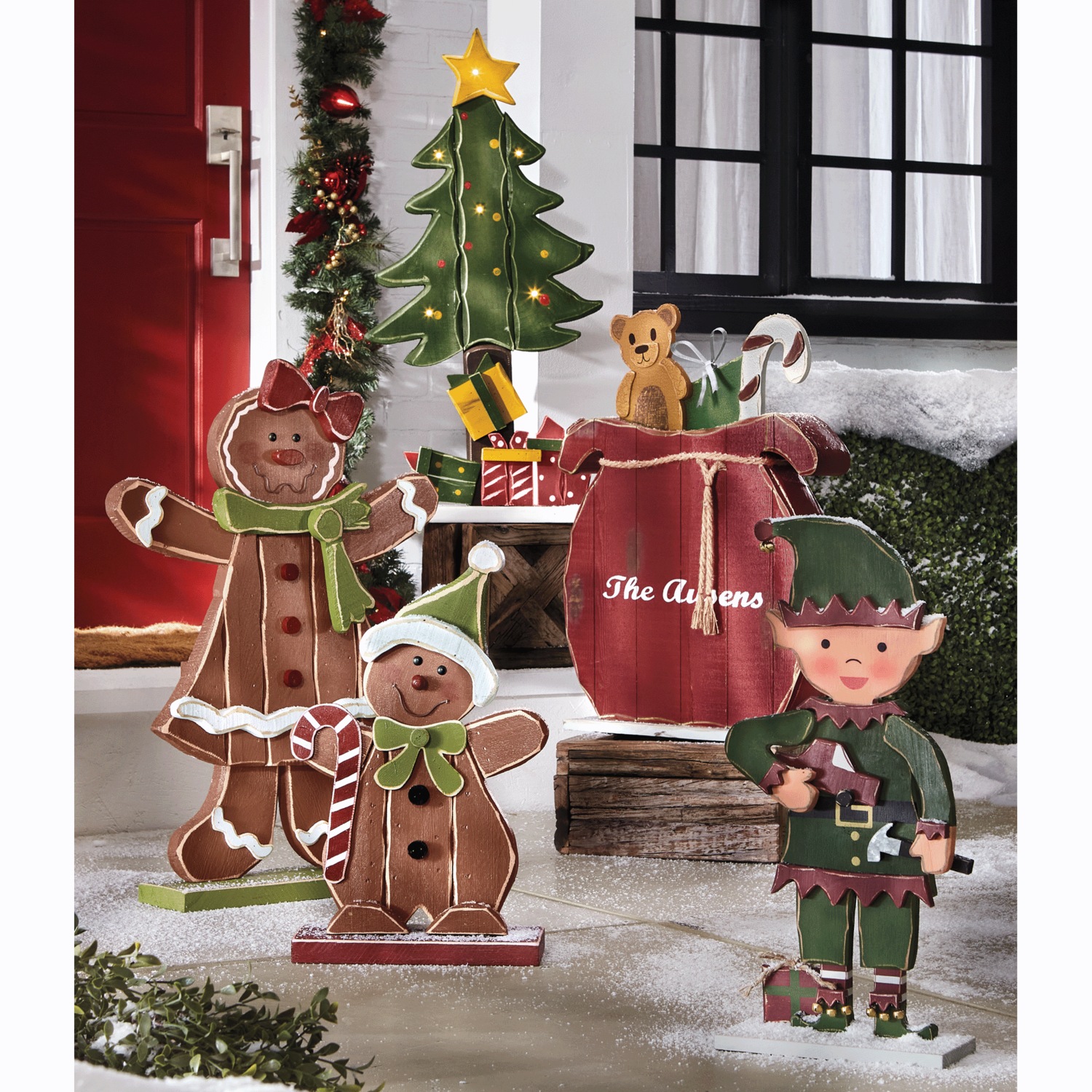 Chunky Wood Christmas Elf