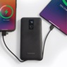10,000mAh Portable Power Bank with Built-In USB-C, Micro USB and Lightning Cables, , large