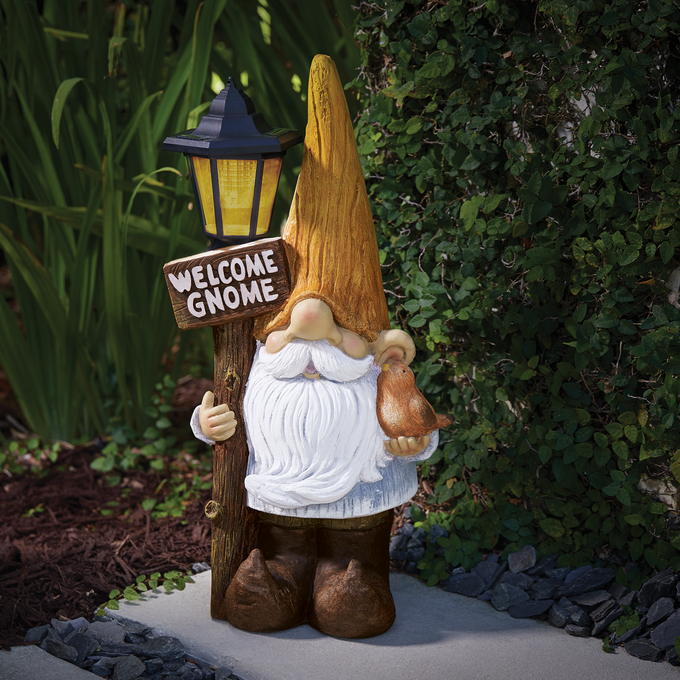 Solar Welcome Gnome, , large
