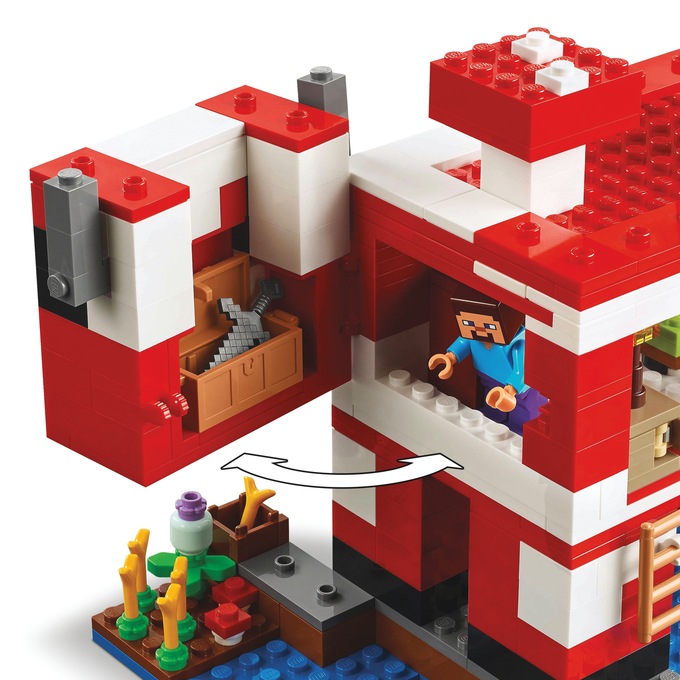 LEGO Minecraft Mooshroom House, , large