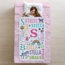 My Name Fuzzy Blanket, , large