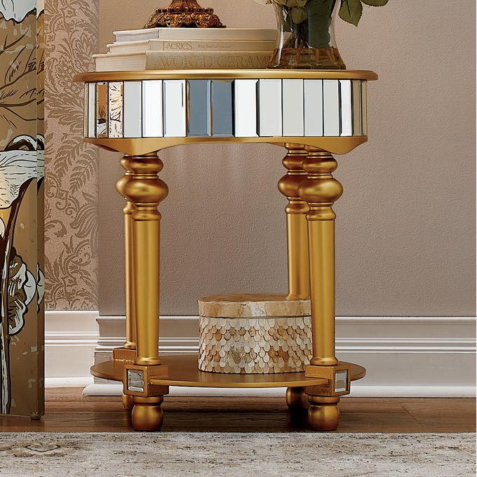 Mirror End Table, , large