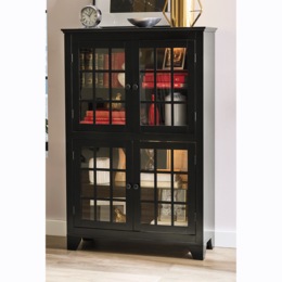 Lit Double Curio Cabinet, , large