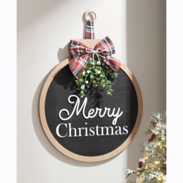 Merry Christmas Ornament Wall Sign, , large