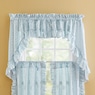 Mayfair Romantic Ruffled Semi-Sheer Swag Pair, , large