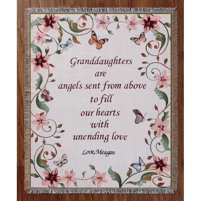 Personalized Tapestry Throw Blanket, , large