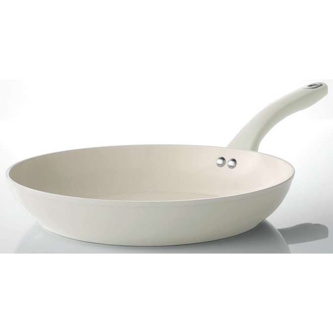 Martha Stewart 12" Rexford Skillet, Linen, large