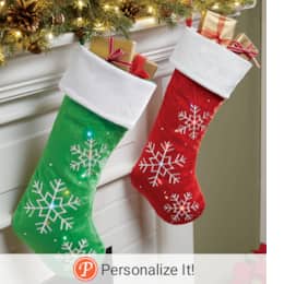 Snowflake Stocking, , large