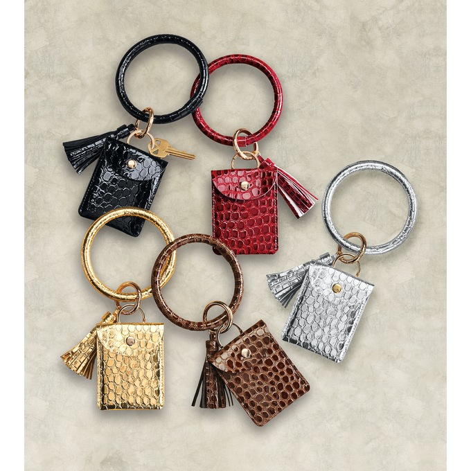 Keychain Wallet Bangle, , large