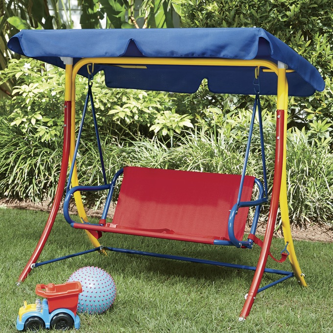 Children's hot sale canopy swing