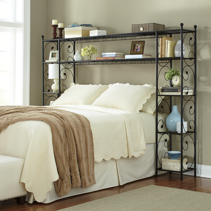 Leaf Scroll Headboard Shelving Ginny S Bedroom wall decor above bed picture frames shelves 60+ ideas. leaf scroll headboard shelving ginny s