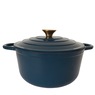 Set of 3 Cast Iron Dutch Ovens with Lids, Multi, large