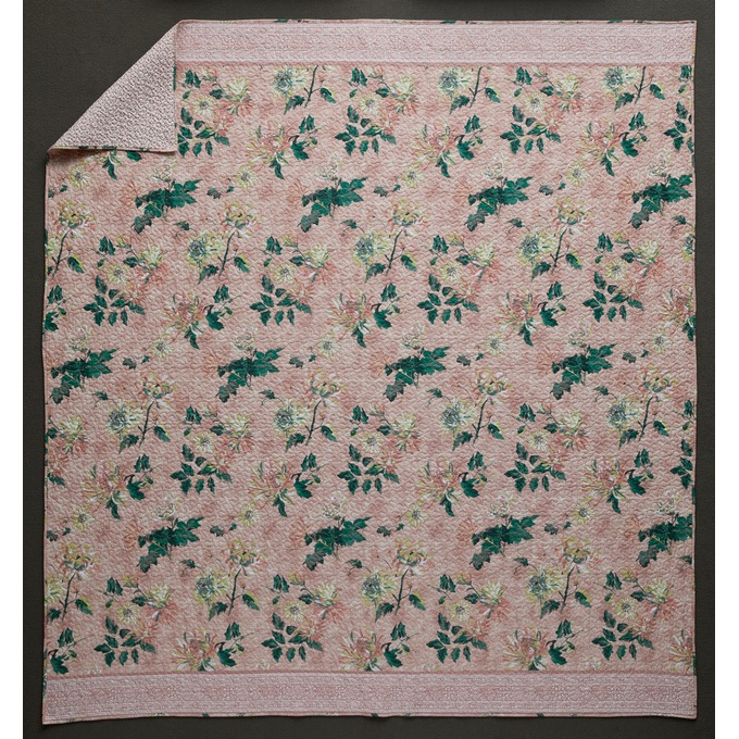 Chrysanthemum Oversized Quilt, , large