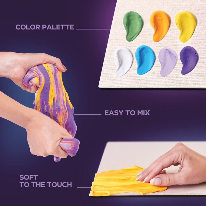 Sensory Art 3-D Clay Painting Kit, , large