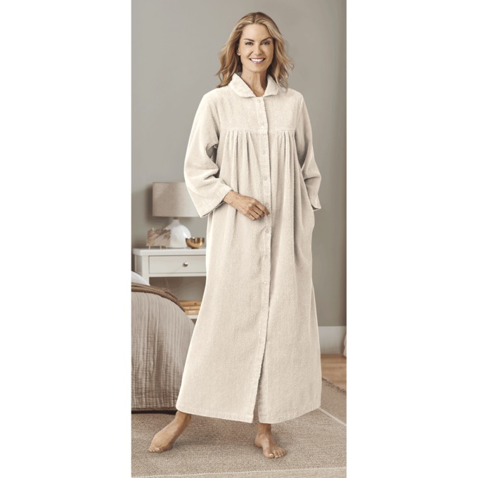 Long Chenille Robe, , large