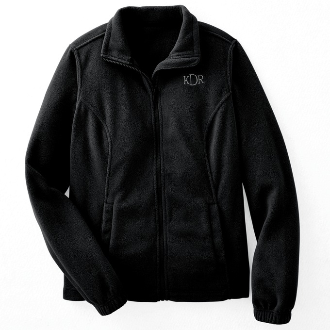 Women's Personalized Fleece Jacket, , large