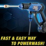 Turbo Jet Hydro X5 Cordless Pressure Washer, Blue, large