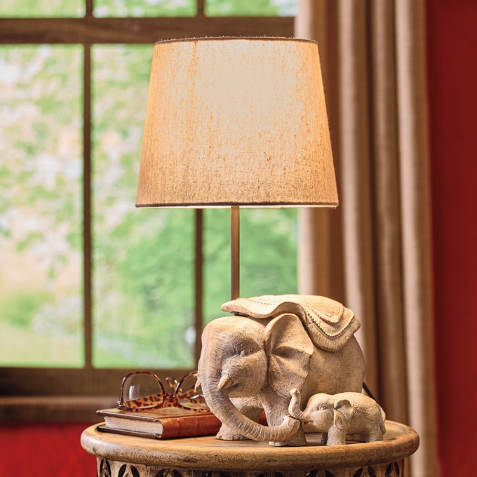Elephant Table Lamp, , large