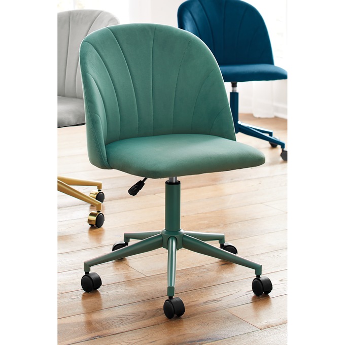 Abigail Office Chair, Aqua, large