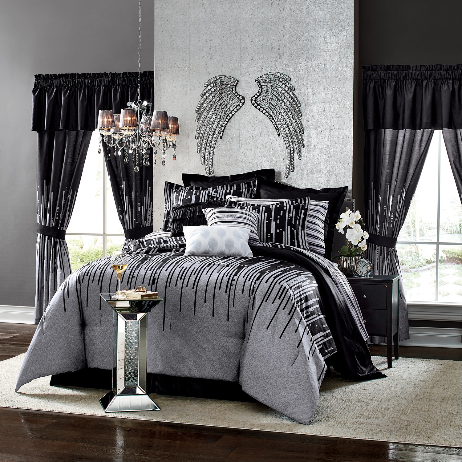 Curtain and discount bedding sets