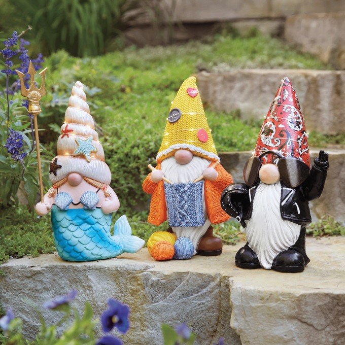 Solar Fun Garden Gnome, , large