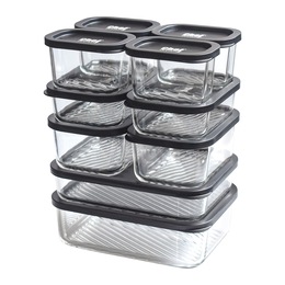 Chef Tested 20-Piece Glass Food Storage Set, , large