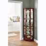 Lit Corner Curio Cabinet, Cherry, large