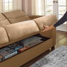 Super Plush Convertible Sofa Bed with Storage, , large