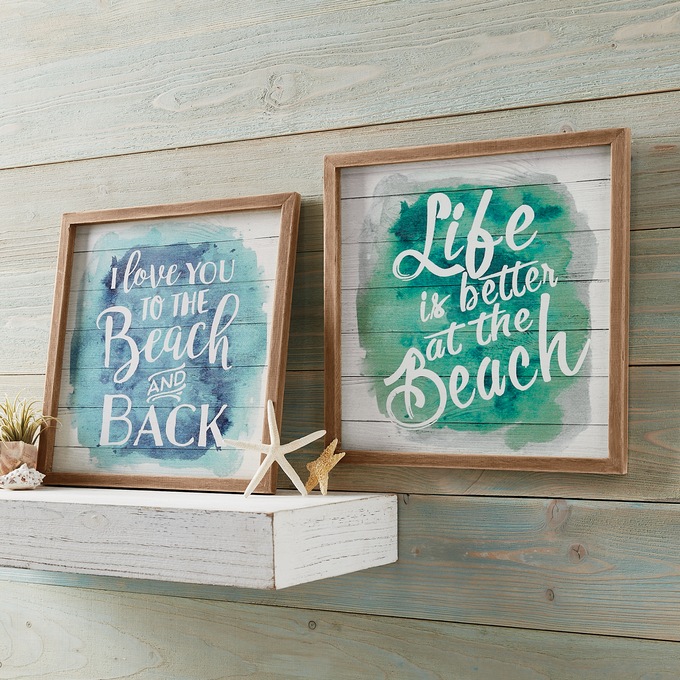 At The Beach Wall Art, , large