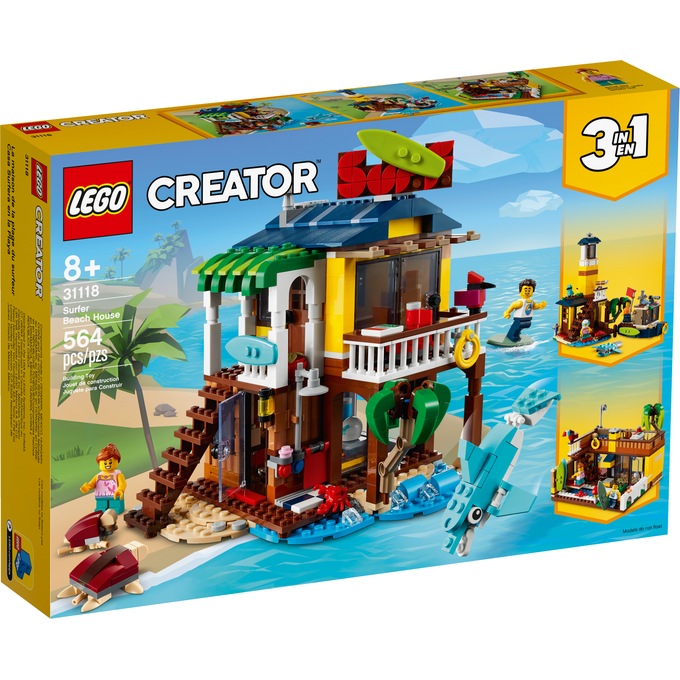 Lego Creator Surfer Beach House, , large