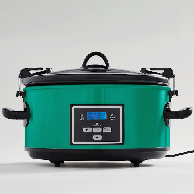 6-Quart Digital Display Slow Cooker, , large