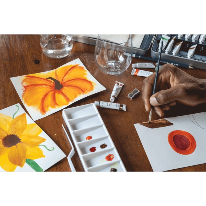 Art Alternatives 60-Piece Acrylic Art Set, , large