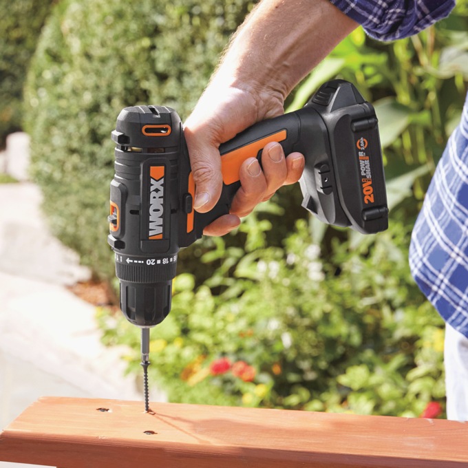 Worx 20-Volt 3/8" Drill/Driver, , large
